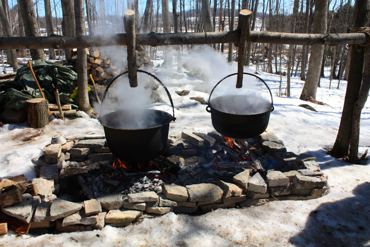 Boiling Sap at O'Hara Mill Maple
